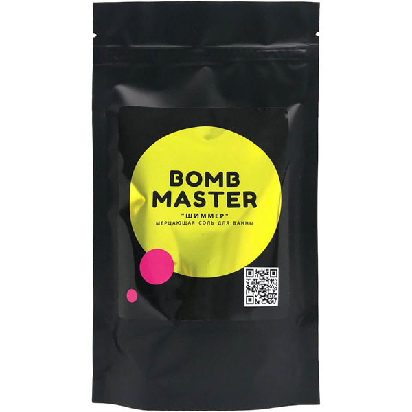 Шиммер - мерцающая соль для ванн желтый Bomb Master 150 г
