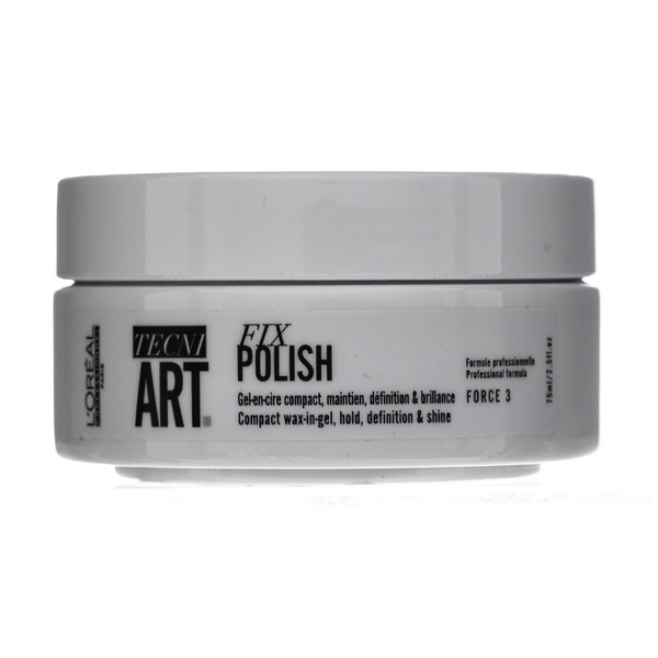 Лореаль Профессионал Гель-воск Fix Polish для блеска и фиксации волос, 75 мл (Loreal Professionnel, Стайлинг)