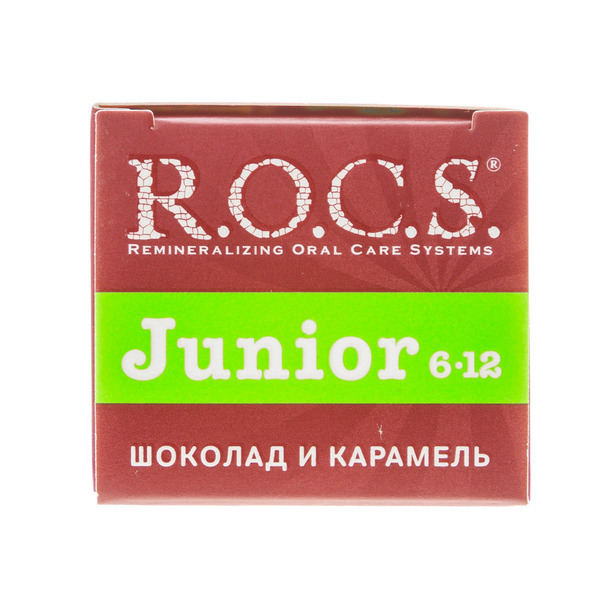 Рокс Зубная паста Junior Шоколад и карамель
