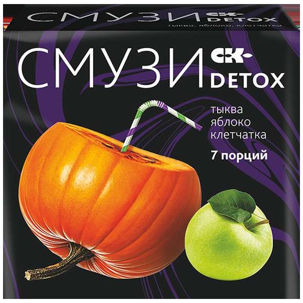  Смузи Detox тыква, яблоко 12 гр х 7 пакетиков (Сибирская клетчатка, Смузи Detox)
