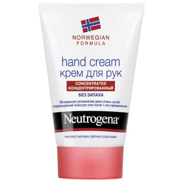Крем для рук без запаха Neutrogena Норвежская формула, Johnson & Johnson 50 мл