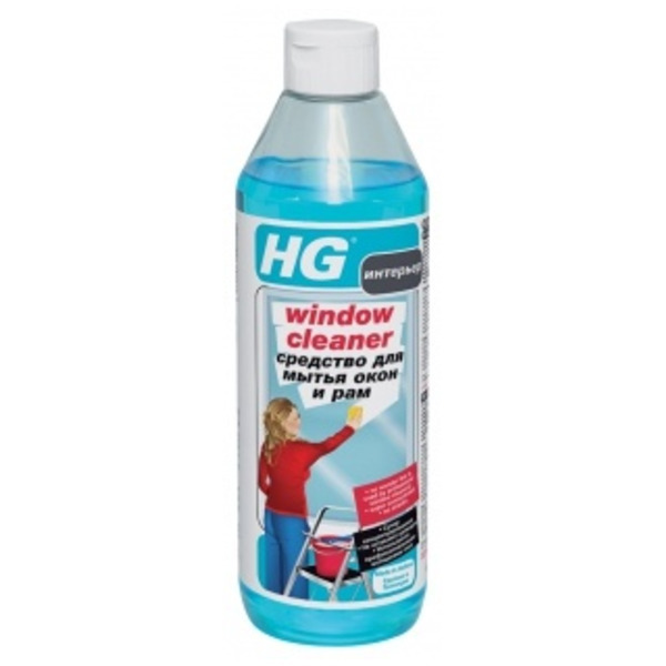 Средство для мытья окон и рам Window Cleaner, HG 500 мл