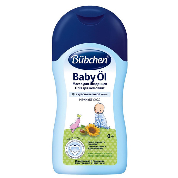 Масло для младенцев Baby Oil (с рождения), Bubchen 400 мл