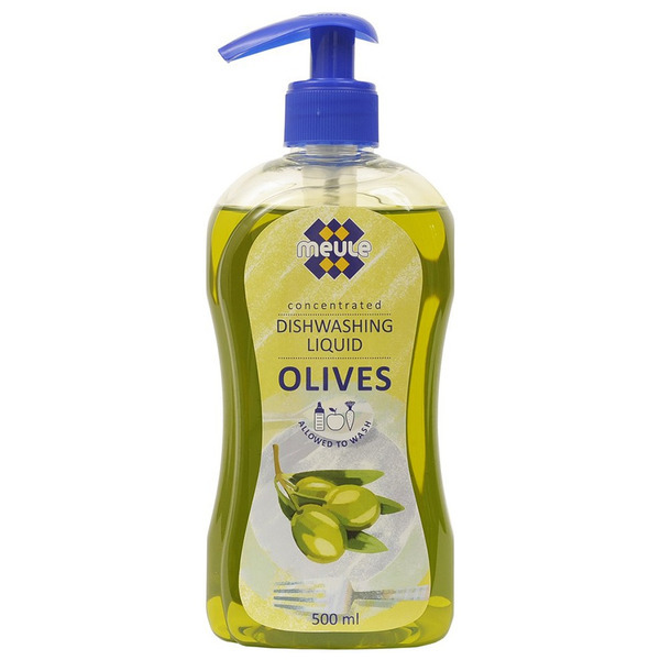 Жидкость для мытья посуды, овощей и фруктов Olives, Meule 500 мл