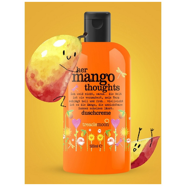 Гель для душа задумчивое манго Her Mango Thoughts Bath & Shower Gel, Treaclemoon 500 мл.