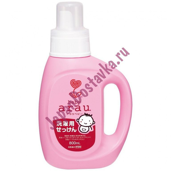 Жидкое мыло для стирки детского белья Arau Baby, SARAYA 800 мл