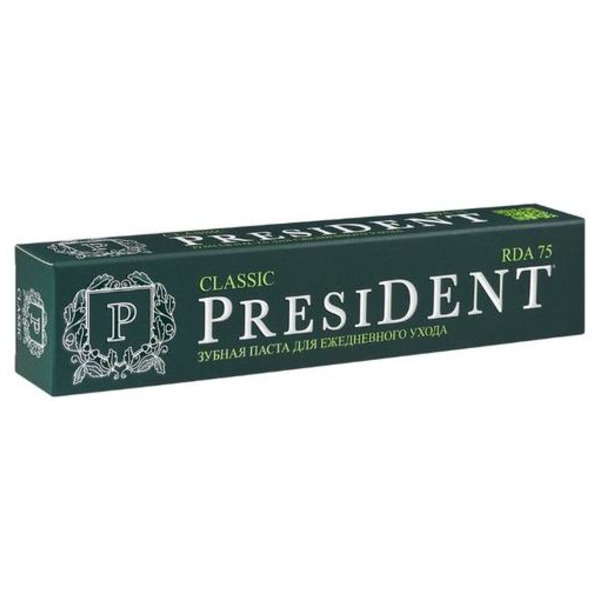 Зубная паста Classic, President 75 мл
