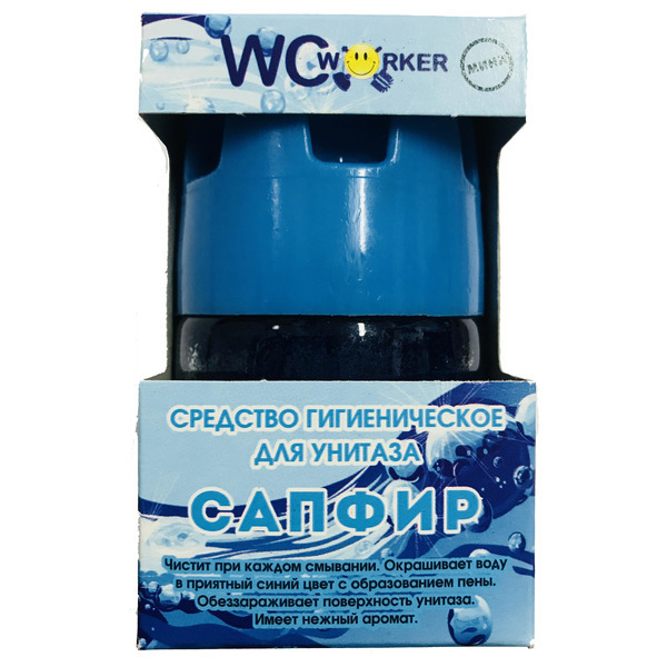 Гигиеническое средство для унитаза Мини Сапфир, WC Worker 65 г