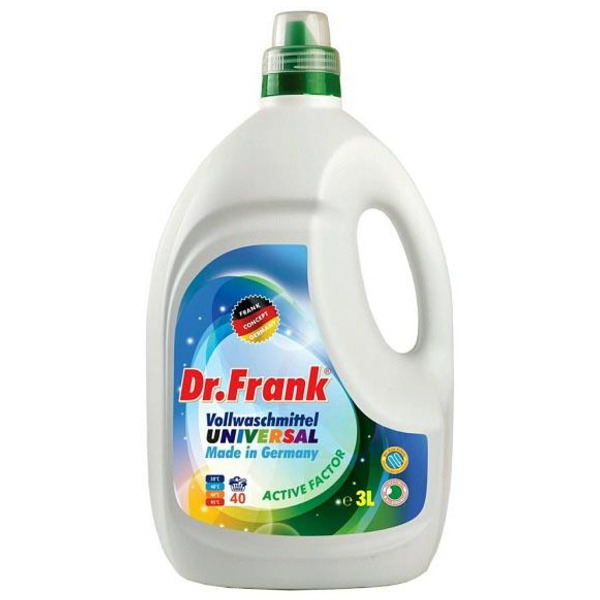 Гель для ручной и автоматической стирки, универсальный Universal, Dr.Frank 3000 мл