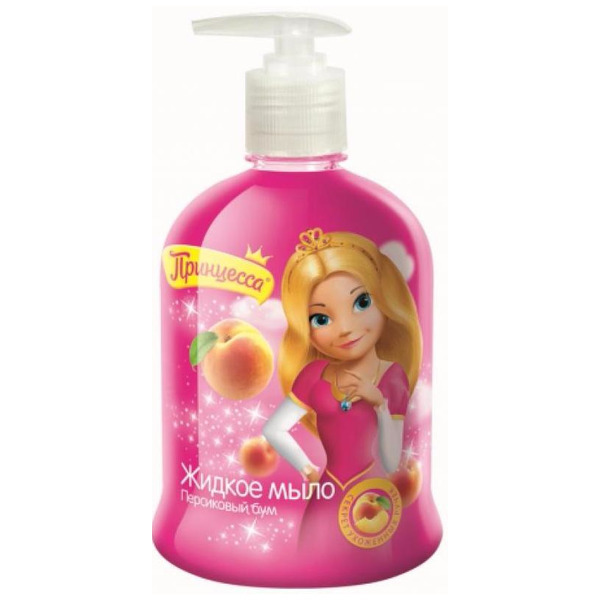 Детское жидкое мыло, Персиковый бум, Принцесса 490 мл