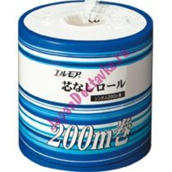 Однослойная туалетная бумага Kami Shodji, ELLEMOI 200 м (1 рулон)