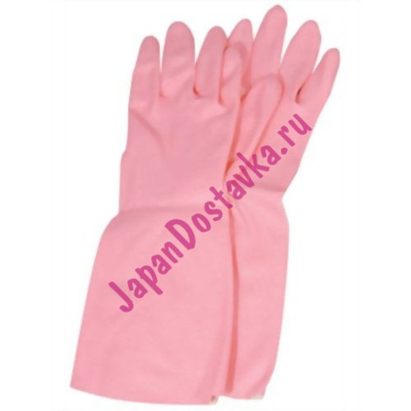 Утолщенные виниловые перчатки с покрытием внутри из льна и хлопка TOWA (размер M) 1 пара