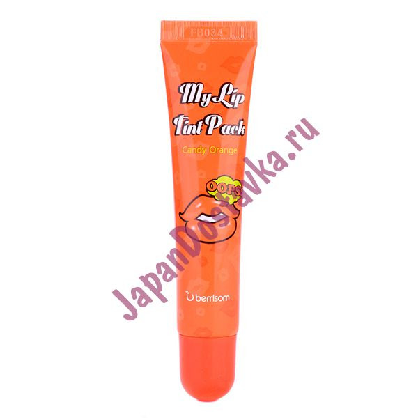 Тинт-тату для губ, оттенок Candy Orange, Oops MY LIP TINT PACK (оранжевый), BERRISOM Южная   15 мл