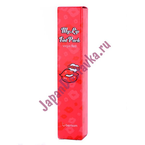 Тинт-тату для губ Oops My Lip Tint Pack, оттенок Virgin red, BERRISOM   15 мл