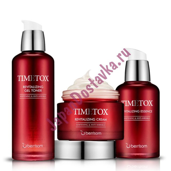 Антивозрастной тонер (тоник) для лица  TIMETOX revitalizing gel toner, BERRISOM 130 мл