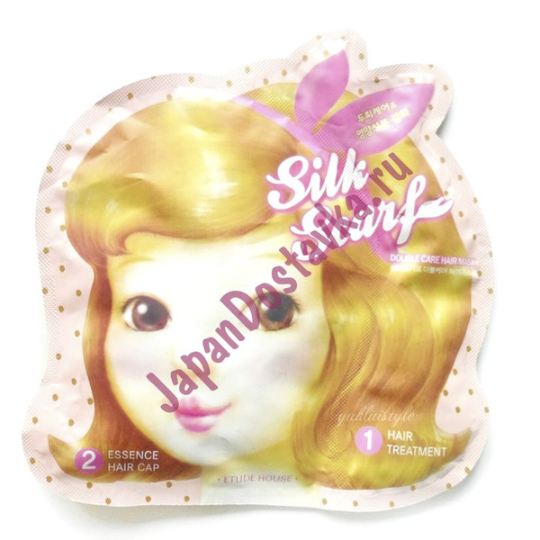 Маска для волос восстанавливающая Silk Scarf Double Care Hair Mask, ETUDE HOUSE Южная   20 мл