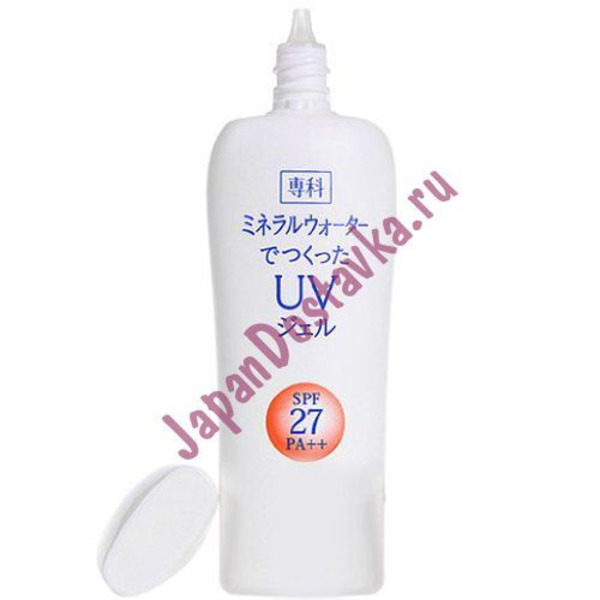 Водостойкий солнцезащитный гель с УФ-фильтром UV Gel SPF27 PA++, SHISEIDO 80 мл
