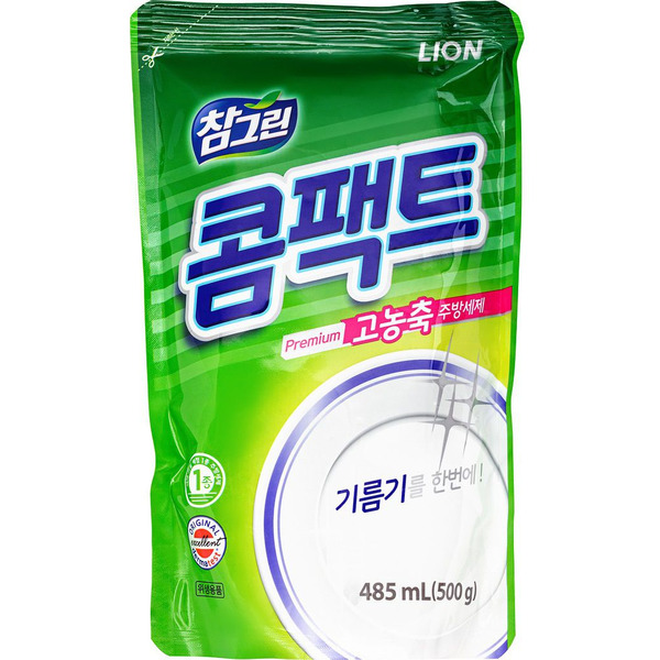 Гель для мытья посуды, овощей и фруктов Chamgreen Защита рук, CJ LION 485 мл (запасной блок)