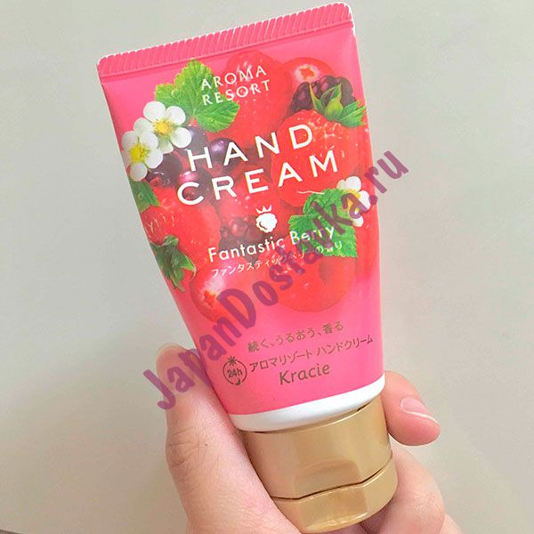 Крем для рук Aroma Resort (аромат ягод), KRACIE 70 г