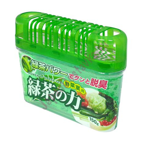 Дезодорант-поглотитель неприятных запахов,экстракт зелёного чая, для холодильника (овощная камера), KOKUBO 150 г
