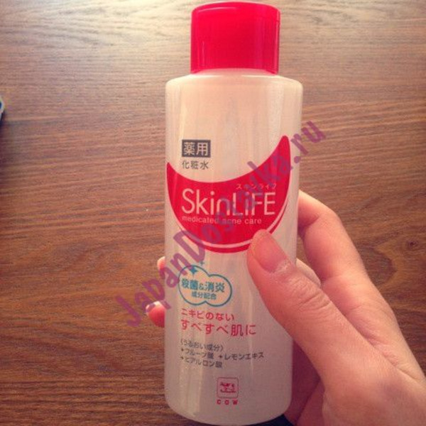 Лосьон для лица с антибактериальным эффектом, Skinlife, COW BRAND 150 мл