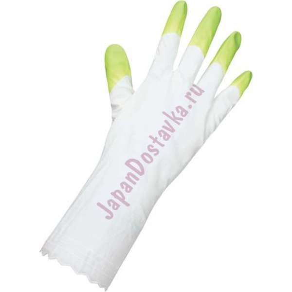 Перчатки для бытовых и хозяйственных нужд (винил, тонкие) Family, ST размер M (зеленые)