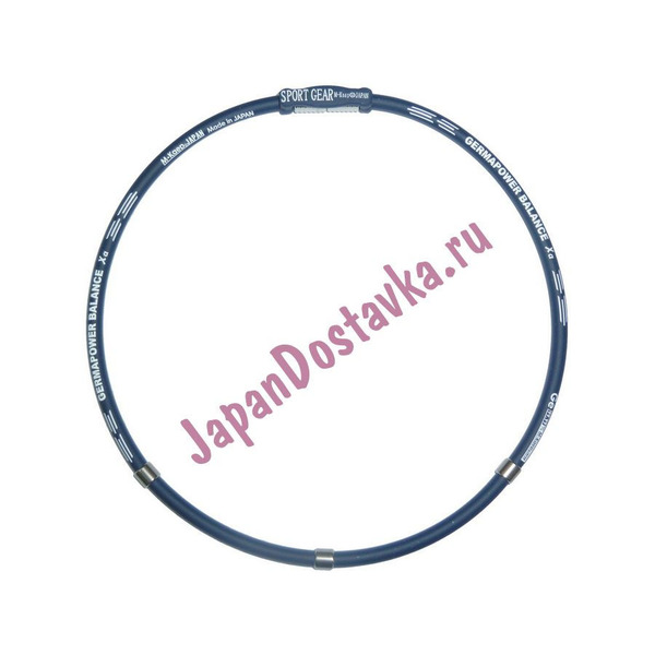 Германиевое ожерелье, КAEP JAPAN (с антистатическим эффектом, размер М - 46 см, темно-синий)