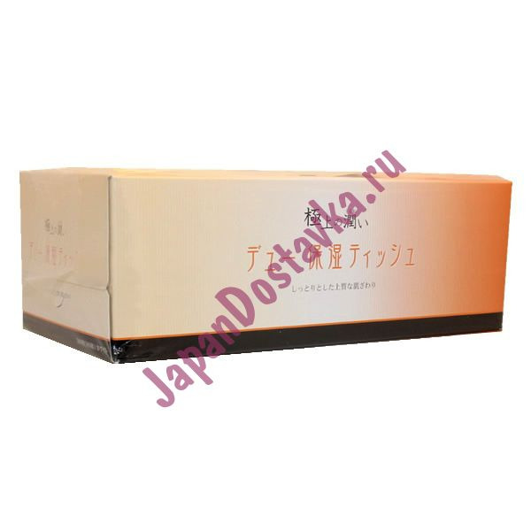 Бумажные салфетки, поддерживающие влагу двухслойные Due, IDESHIGYO 180 шт.