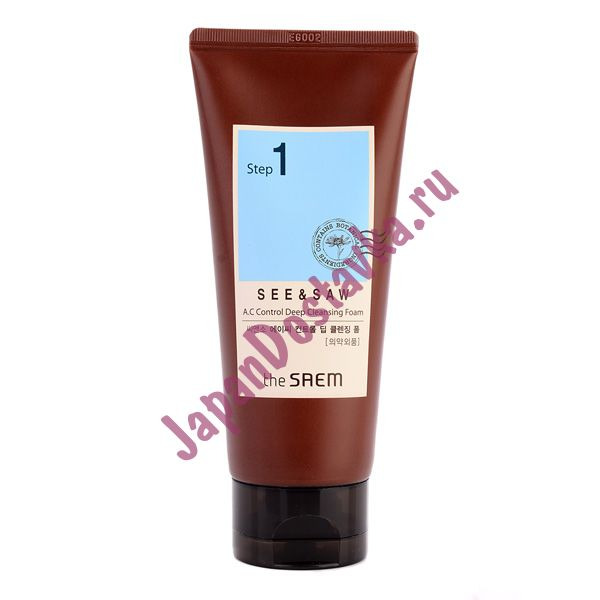 Пенка контроль чистоты и жирности (14/NEW) SEE & SAW AC Control Deep Cleansing Foam, SAEM 120 мл