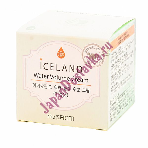 Крем минеральный  Iceland Hydrating Water Volume Cream For Oily Skin, SAEM 80 мл
