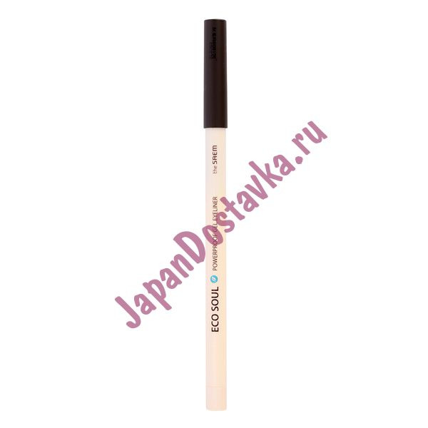 Карандаш для глаз водостойкий гелевый 13 Eco Soul Waterproof Gel eyeliner 13 Dark Coffee Brown, SAEM