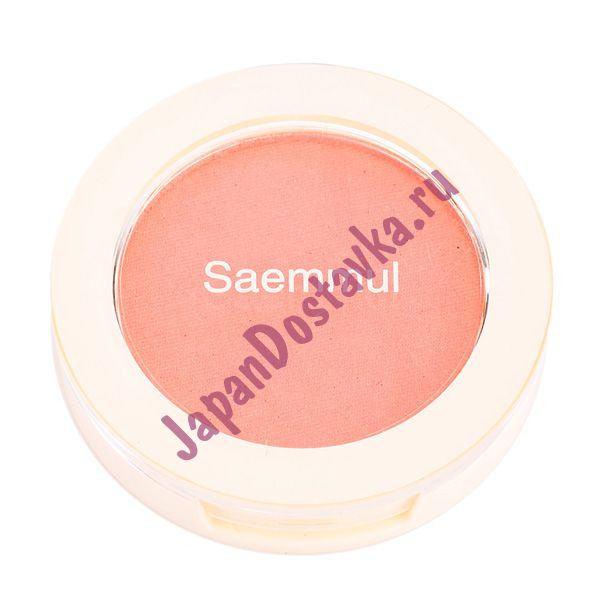 Румяна Saemmul Single Blusher, оттенок CR01 Naked Peach, ТНЕ SAEM   5 г