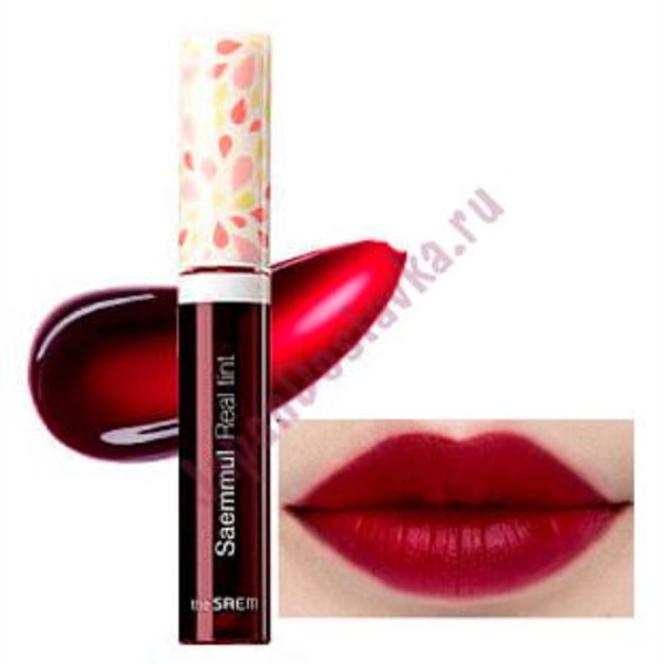 Тинт для губ Saemmul Real Tint  оттенок 04 Burgundy (винно-красный), SAEM 9,6 г