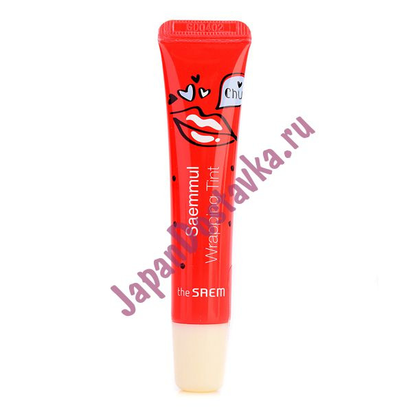Тинт для губ Saemmul Wrapping Tint RD01 Red Berry (красный), SAEM 15 г