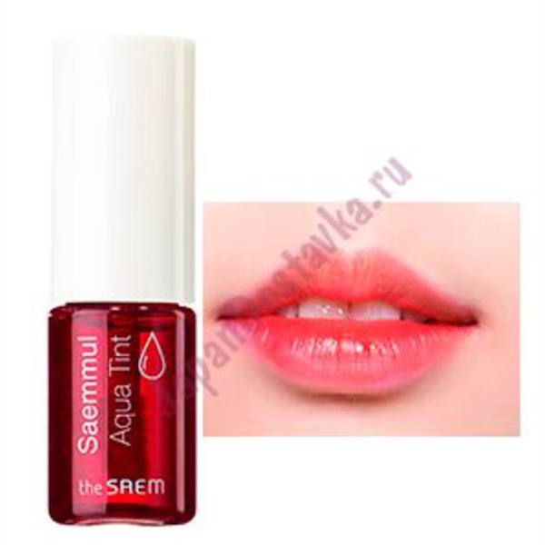 Питательный тинт для губ Saemmul Tint Aqua Red (красный), SAEM 9,5 г