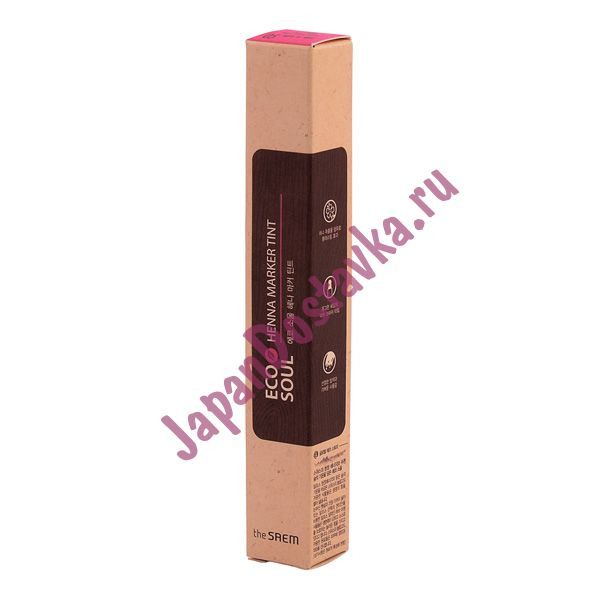 Тинт-маркер для губ Eco Soul Henna Marker Tint, оттенок 05 Color De Berry, ТНЕ SAEM   1,2 мл
