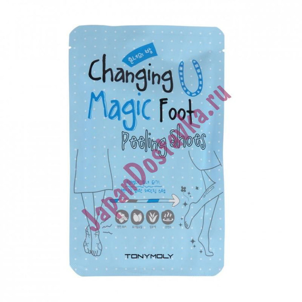 Пилинг для ног Changing U Magic Foot Peeling Shoes, TONYMOLY ( )