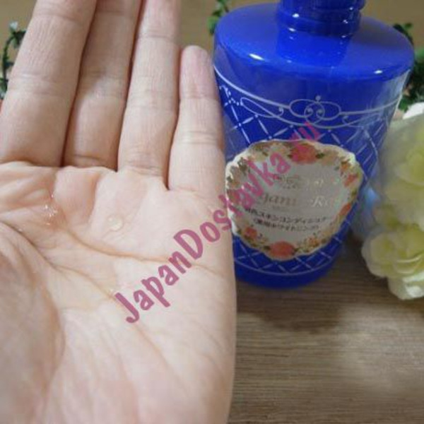 Увлажняющий гель-кондиционер для кожи лица с осветляющим эффектом Organic Rose (экстракт дамасской розы и плаценты), MEISHOKU 200 г