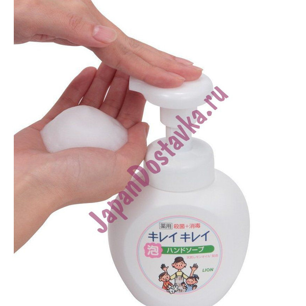 Пенное мыло для рук Kirei Kirei (с ароматом микса фруктов), LION  250 мл