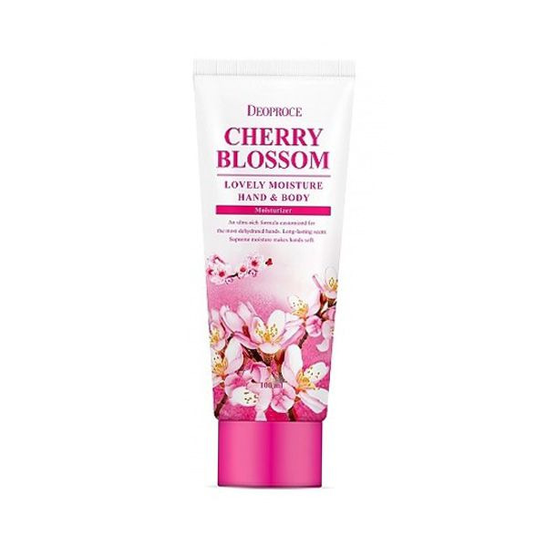 Крем для рук и тела питательный Moisture Hand&Body Cherry Blossom Lovery, DEOPROCE 100 мл