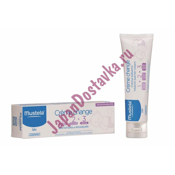 Крем под подгузник 1 2 3  BEBE, MUSTELA 50 мл