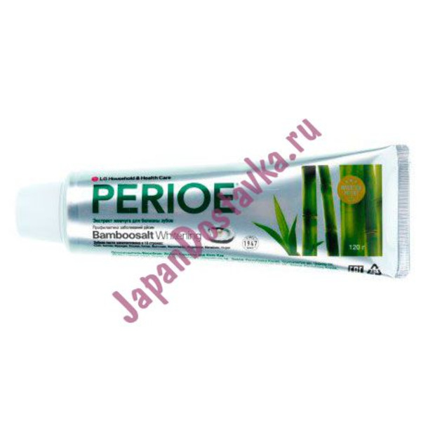 Зубная паста Бамбуковая соль для профилактики болезней десен, Perioe,  LG 120 г