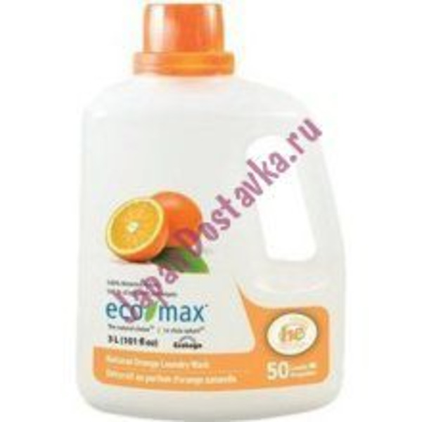Жидкое средство для стирки Апельсин, ECO-MAX,   3 л