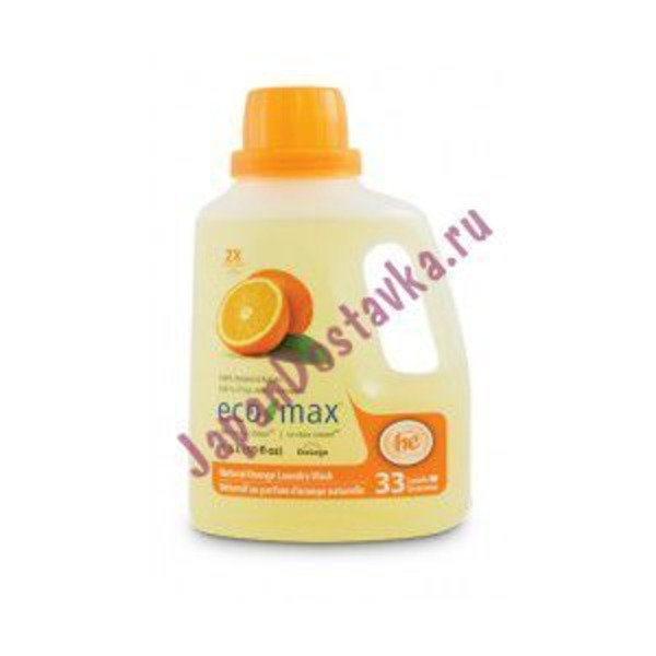 Жидкое средство для стирки Апельсин, ECO-MAX,   1.5 л