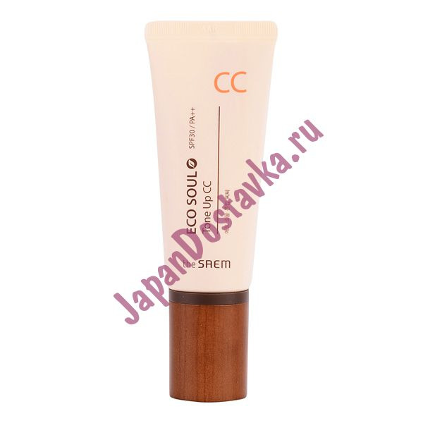 СС-крем Eco Soul Tone Up CC тон 02 Natural Tone (натуральный), THE SAEM   35 мл