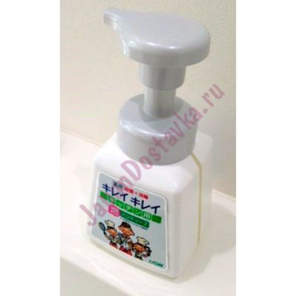 Кухонное антибактериальное мыло-пенка для рук Kirei Kirei с маслом цитрусовых с помпой, LION  230 мл