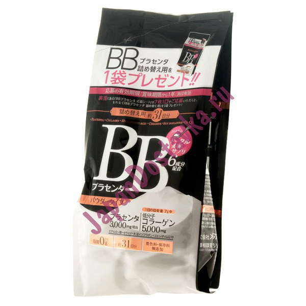 Коллаген для лица Metabolic Placenta Collagen Powder BB, Orihiro 210 г курс на 30 дней