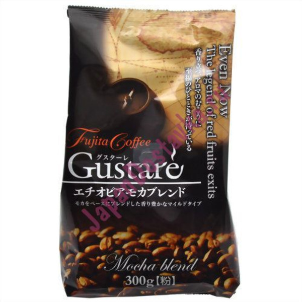 Кофе молотый обжаренный Gusutare Мокко микс, FUJITA COFFEE 300 г (пакет)