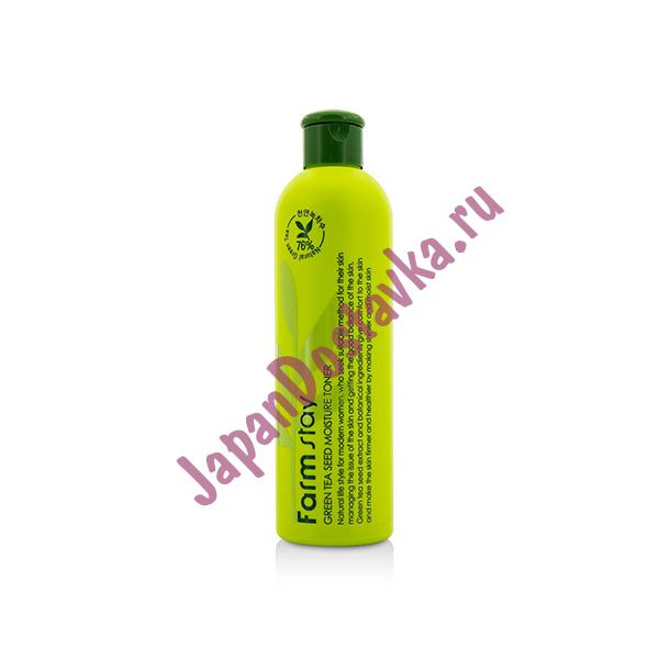 Увлажняющий тоник с семенами зеленого чая Green Tea Seed Moisture Toner, FARMSTAY   300 мл