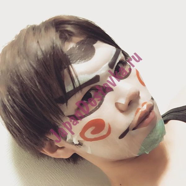 Увлажняющая маска для лица Pure Smile Art Mask Horoemon с рисунком (ронин), SUN SMILE  27 мл